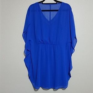 EXPRESS Chiffon Dolman Dress